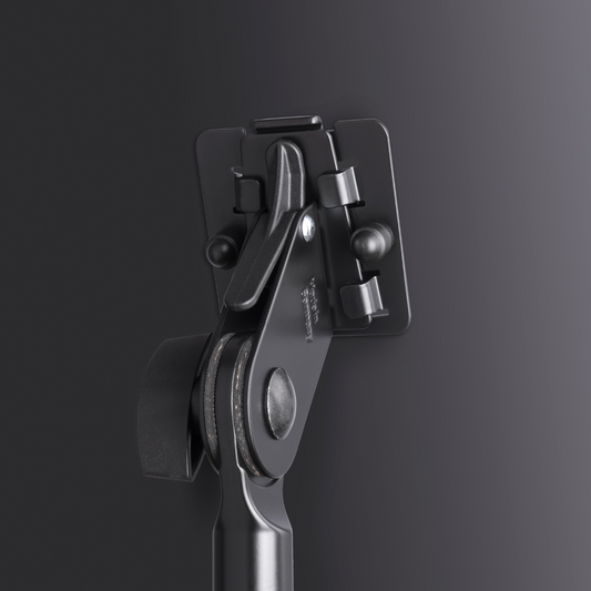 K&M 12140 | Foldable Desktop Tripod Stand for Laptops, Sheet Music & Multimedia