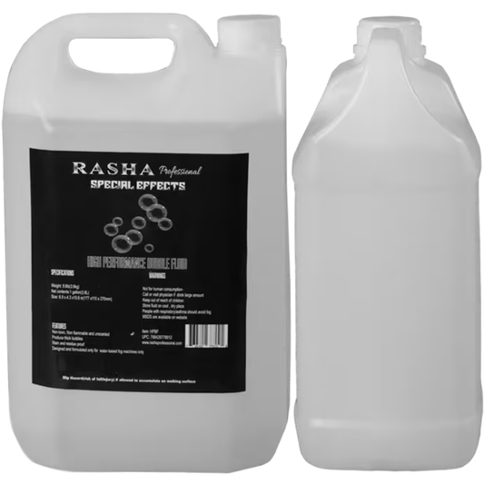 Rasha Bubble Fluid Pack of 4 | Long-Lasting, Non-Toxic Bubbles | Compatible with All Machines