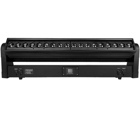 Rasha Skyline | IP65 Moving Head Batten | 18x40W RGBW with Pixel Effects & Zoom