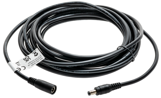 Ape Labs DC Extension 16ft | 5.5 x 2.1mm DC Connector | 5V–20V Power Extension (ID: 100517)