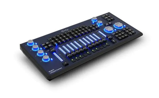 ChamSys MagicQ Compact Connect | USB Lighting Console | 10 Playbacks, 2 DMX Outputs, Compact Design