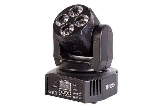 ColorKey Mover Miniwash QUAD 4 MKII | 4x12W RGBW LEDs - 25° Beam | Compact Moving Head Wash with DMX Control