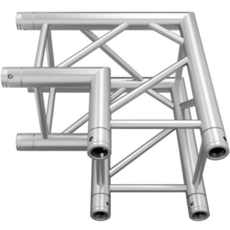 Global Truss SQ-4121 | 2-Way 90° Corner for F34 Truss | 2in Tubing with 2mm Walls