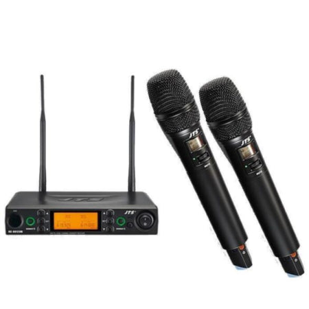 JTS RU8012DB/RU850LTH | Dual Handheld Wireless System | 506–542 MHz with Antenna Diversity