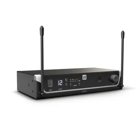 LD Systems U304.7 R | UHF Wireless Receiver 470–490 MHz | 12-Channel Diversity with IR Sync & XLR Out