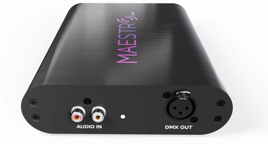 MaestroDMX Controller | Autonomous DMX Light Shows | Standalone Audio-Reactive Hardware