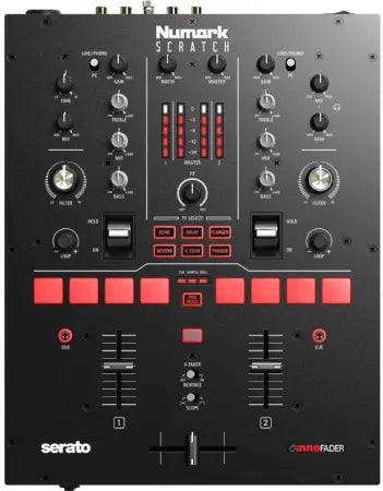 Numark Scratch | 2-Channel Mixer with Innofader | Serato DJ Pro & DVS Ready