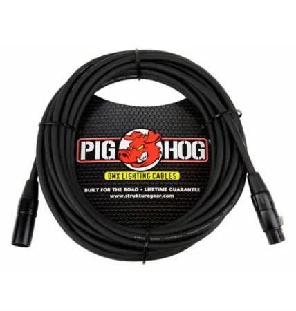 Pig Hog PHDMX50 | 50ft DMX Cable, 3-Pin Premium Wire
