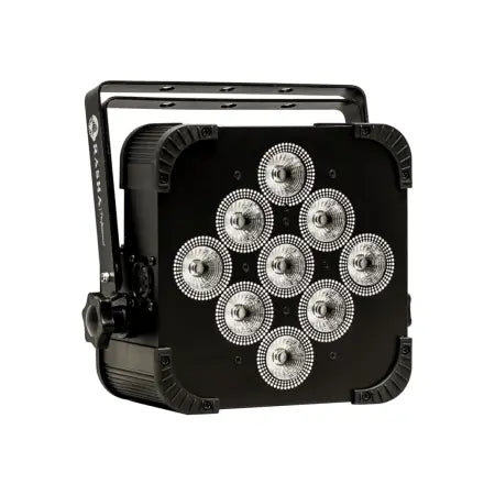 Rasha Crux Black | Battery Wireless DMX Uplight | RGBWA UV with App Control