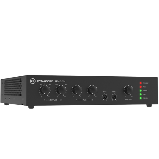 Dynacord U240:1M | 240W Mixer Amplifier | 4 Ohm, 8 Ohm, 70V/100V Output
