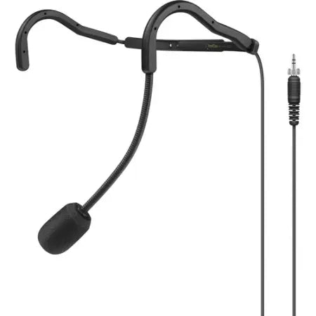 Sennheiser HT 747 Black | Sweat-Resistant Headset Mic with Supercardioid Pickup & Locking 3.5mm