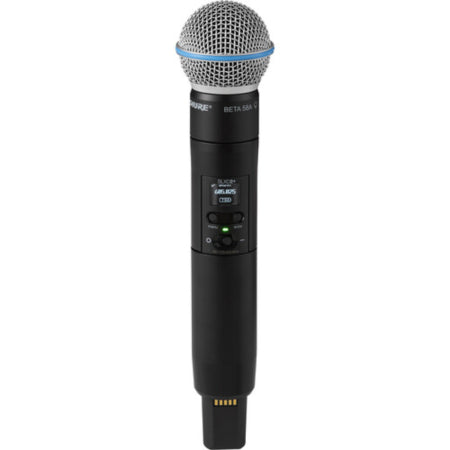 Shure SLXD2PLUS/B58--G57 | Beta 58A Handheld Transmitter | G57 Band for SLXD+ Receivers