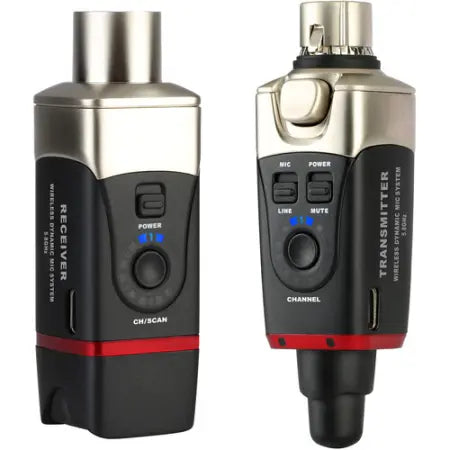 Xvive U35 | 5.8GHz Wireless XLR Mic System with 100ft Range & 24-Bit Audio