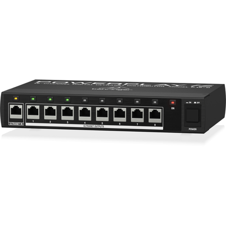 Behringer P16 D | 16 Channel ULTRANET Distributor | 8 Port Personal Monitoring Hub