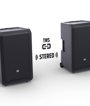 LD Systems ANNY 12 | 12in Battery Powered PA | 122dB Portable Bluetooth Speaker
