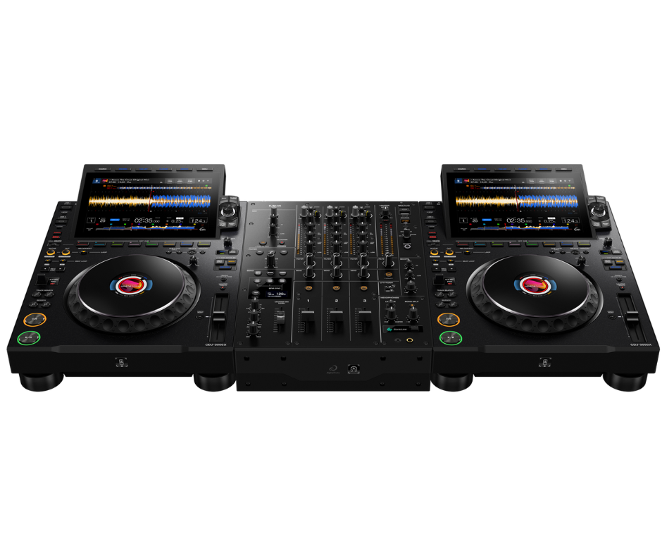 AlphaTheta DJM-V5 | 3-Channel Mixer with 4-Band EQ & Send FX | 96kHz DSP in Compact Form