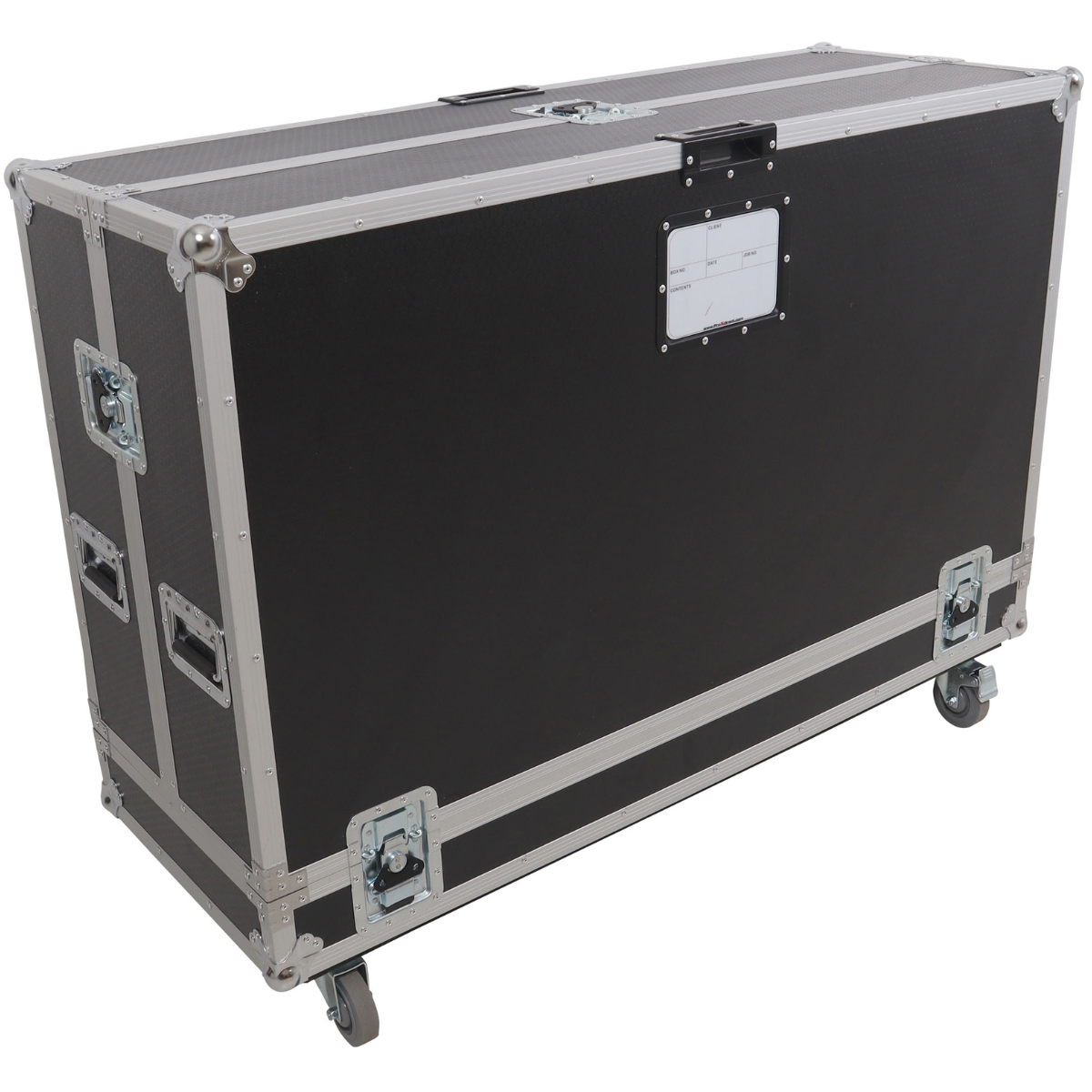 ProX XS-TV55FMW | 55 Inch LED TV Flight Case | Floor Monitor Road Case with 4 Inch Wheels
