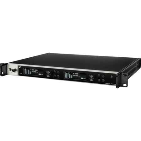 Sennheiser EM 6000 DANTE | 2-Channel Dante Receiver | 244 MHz Digital UHF Tuning