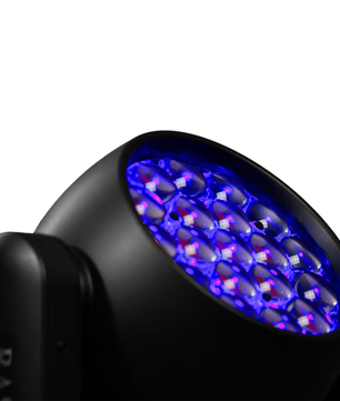 Rasha K2 | 19x25W RGBW - 10000 Lumens | Zoom Wash with Pixel Rings