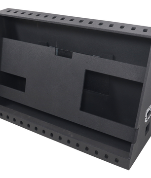 ProX XS-TV55FMW | 55 Inch LED TV Flight Case | Floor Monitor Road Case with 4 Inch Wheels