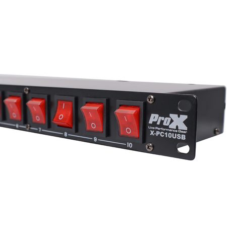 ProX X-PC10USB | Rack Mount Power Distribution Switch