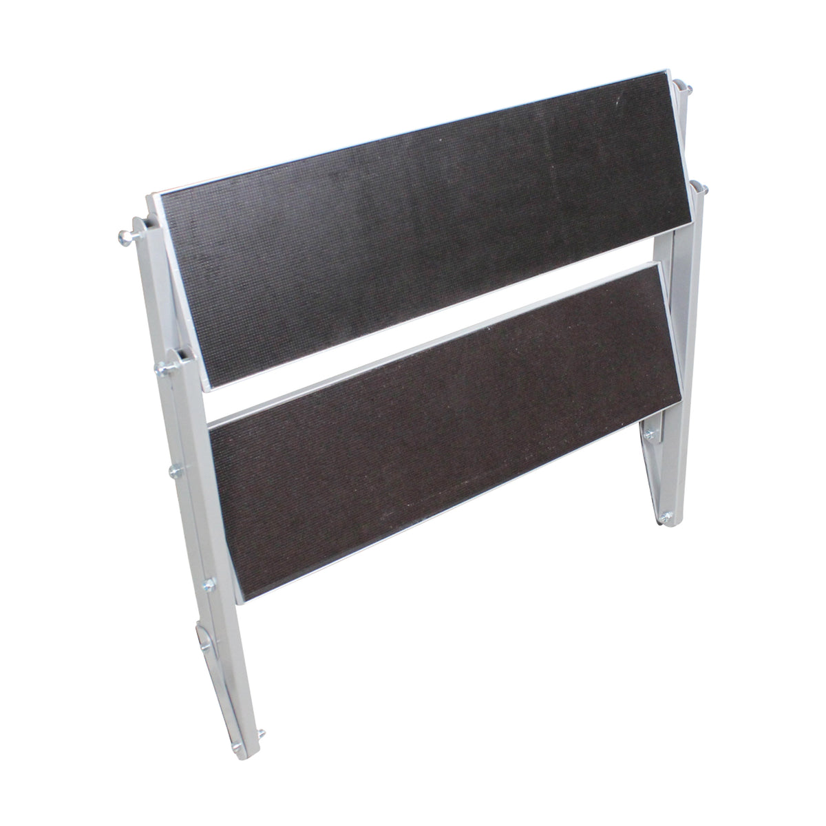 ProX XSQ-ST2 | 2 Step Heavy Duty Stage Stairs | Adjustable 14in to 18in Height with Handrails