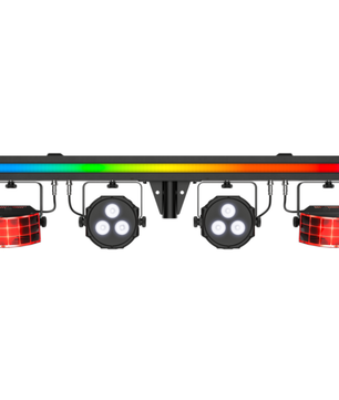 Chauvet DJ GigBAR 3 ILS | 3-in-1 Derby Par Strip System | Complete Lighting System with Tripod & Control