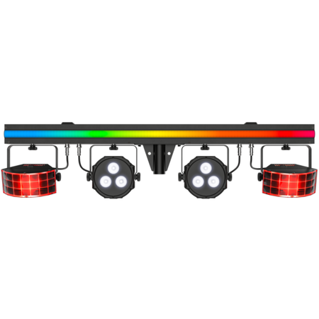 Chauvet DJ GigBAR 3 ILS | 3-in-1 Derby Par Strip System | Complete Lighting System with Tripod & Control
