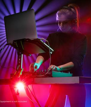 Gravity Stands KS RD 1 | Rapid Desk for X-Type Keyboard Stands | 1000mm Wide Steel Support Plate