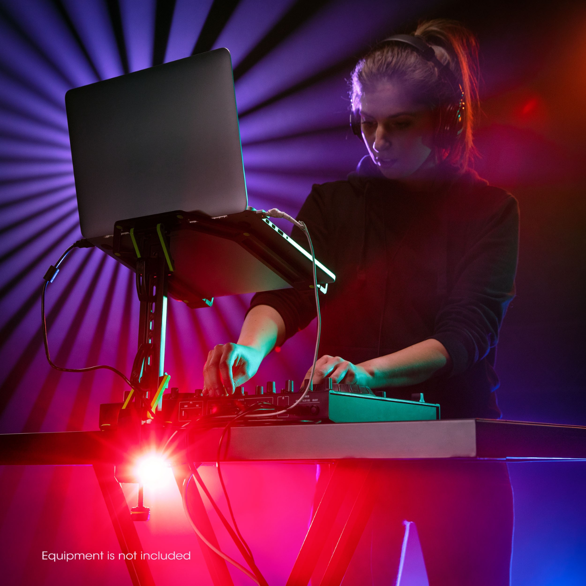 Gravity Stands KS RD 1 | Rapid Desk for X-Type Keyboard Stands | 1000mm Wide Steel Support Plate