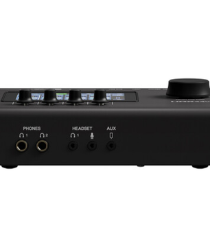 Yamaha URX44V B | 32-Bit Audio/Video Interface with HDMI I/O | 4 Mic Inputs + microSD Multitrack Recording