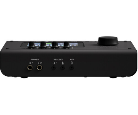 Yamaha URX44V B | 32-Bit Audio/Video Interface with HDMI I/O | 4 Mic Inputs + microSD Multitrack Recording