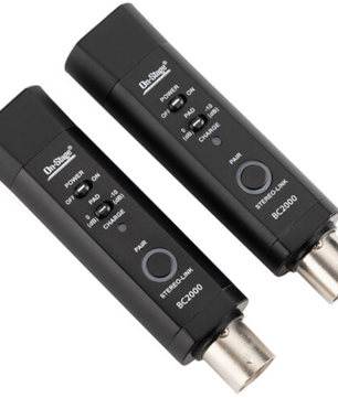OnStage BC2000v2 | Bluetooth V5.0 Stereo Converter | Dual XLR Receivers with Rechargeable Battery
