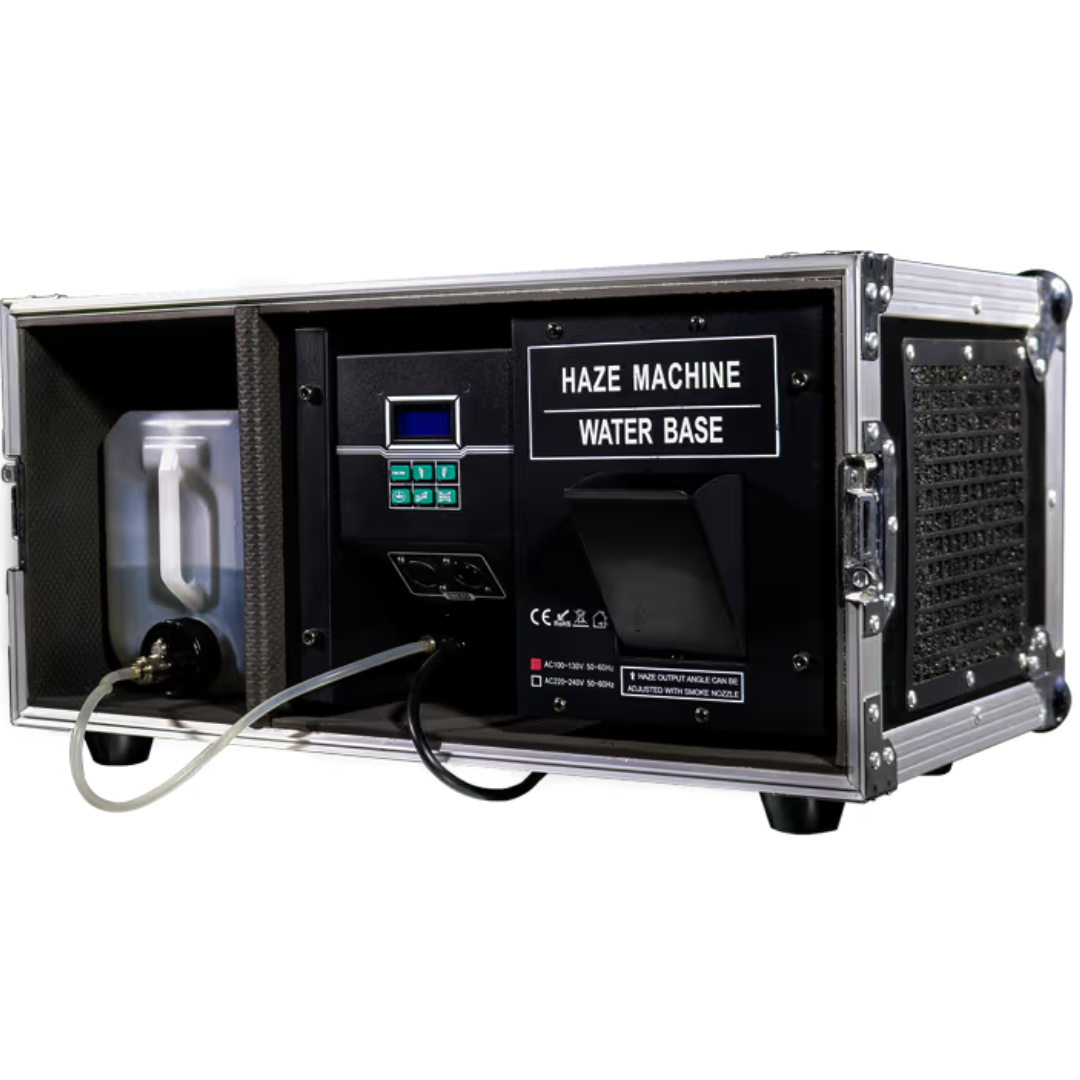 Rasha Nuve | Haze Machine - 1500 CFM Output | Adjustable Angle & Built-in Road Case