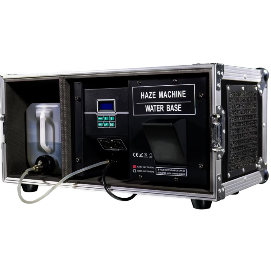 Rasha Nuve | Haze Machine - 1500 CFM Output | Adjustable Angle & Built-in Road Case