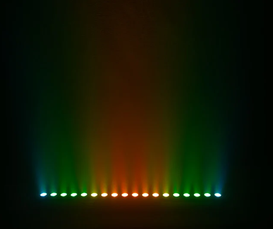 Eliminator Mega Color Q18 | 1m RGBA LED Wash Bar | Pixel Mapping & 5 DMX Modes