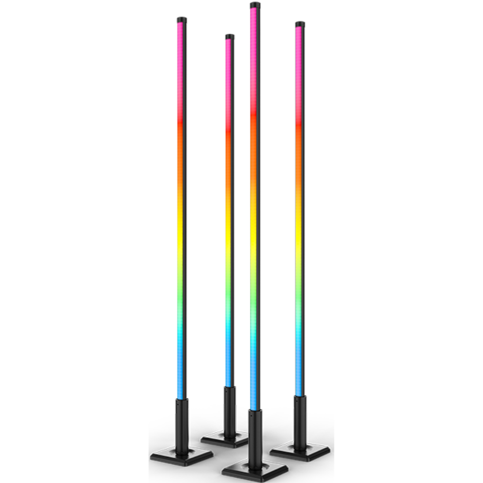 Chauvet DJ Freedom Flex Stick X4 | Wireless RGB+WW LED Sticks | Removable Batteries + DMX & Case