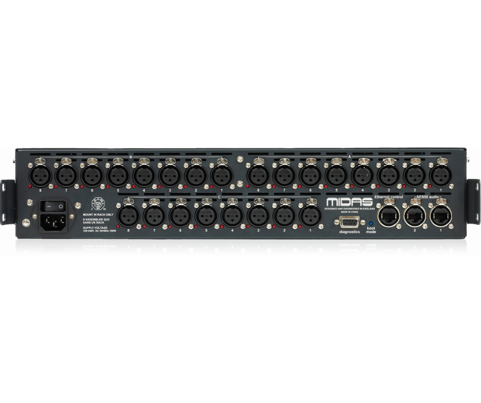 Midas MDS-DL151 | 24-Input Digital Stage Box | Remote Control up to 100m via CAT5