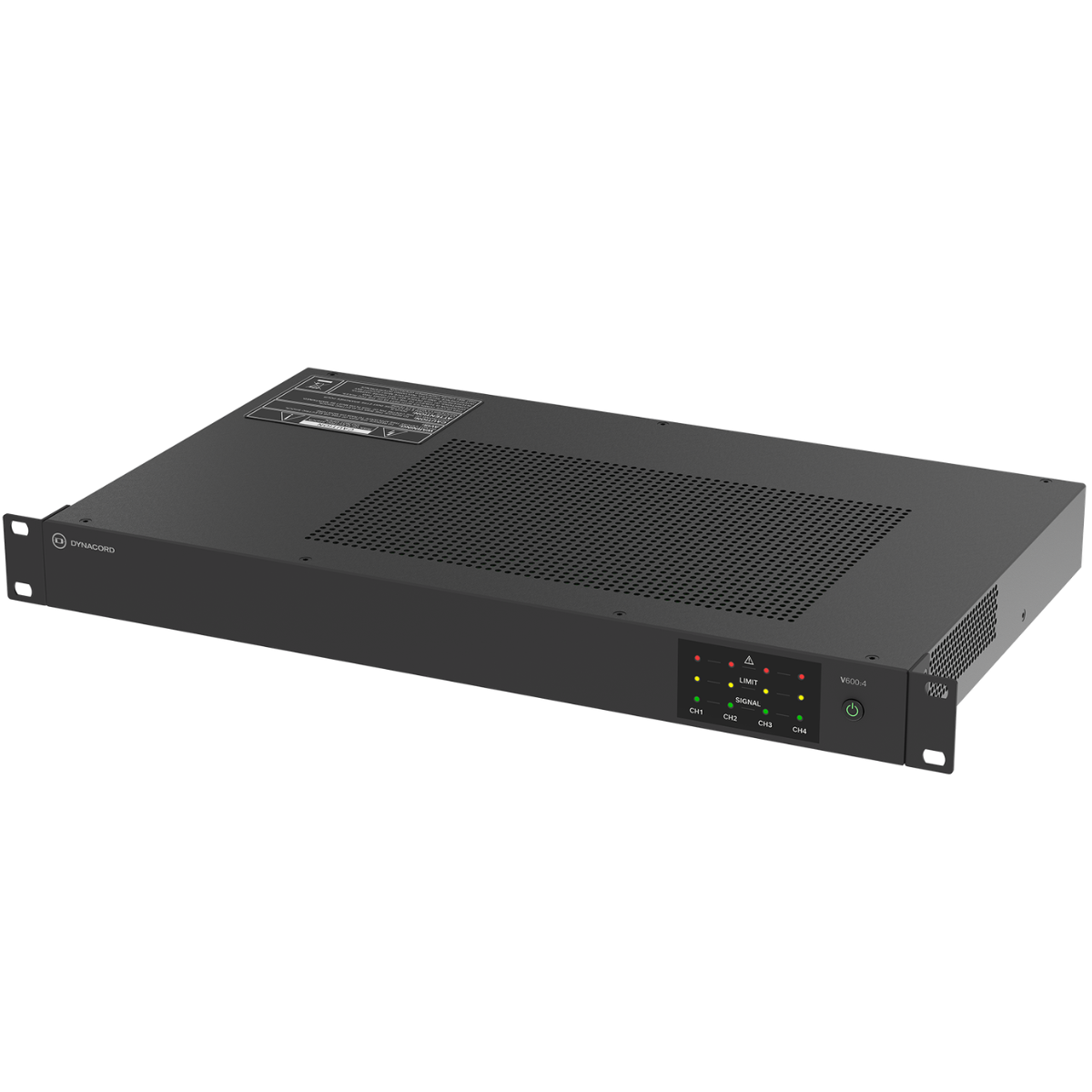 Electro-Voice V600:4 | 4 Ch - 600W Total | 1RU Installation Amplifier
