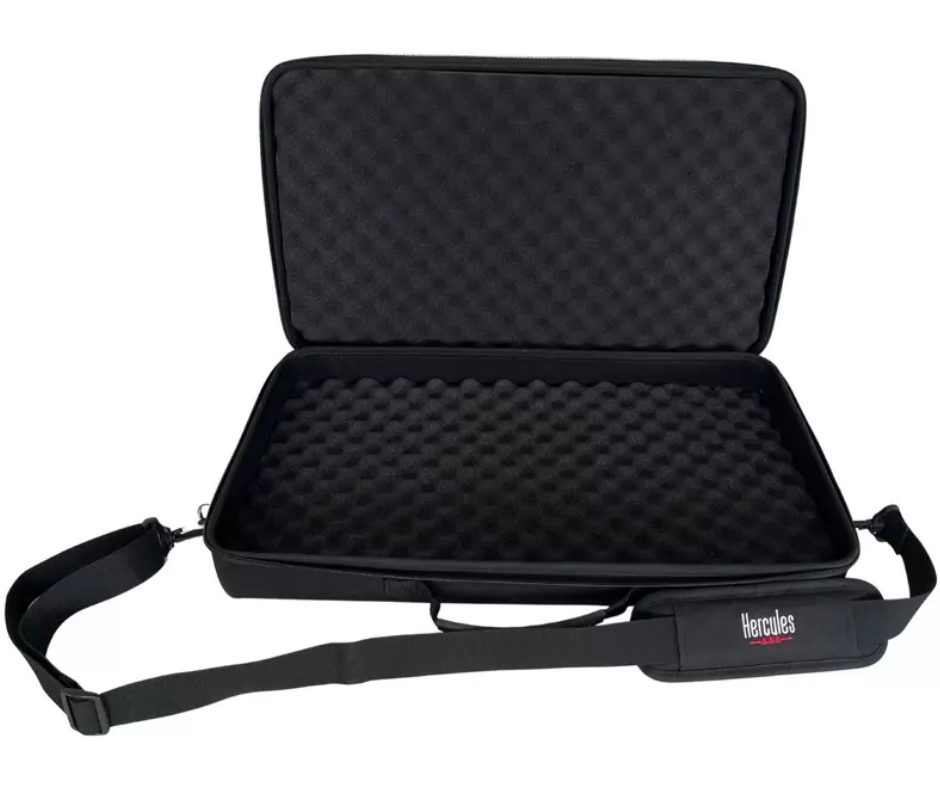 Hercules DJControl Inpulse 500 Premium Travel Bag | Semi-Rigid Case | Custom-Fit Protection with Shoulder Strap