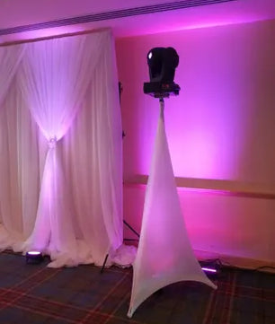 Scrim King SPK03-W | Triple Sided Speaker Stand Scrim (White)