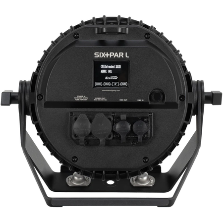 Elation SIX+ PAR L | 14x 20W RGBLA+UV LED - 7300 Lumens | IP65 Outdoor-Rated Fixture with Silent Operation
