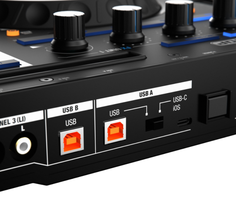 Reloop Mixon 8 Pro | 4-Deck Hybrid DJ Controller | Dual USB, Jog Displays & Standalone Mixer