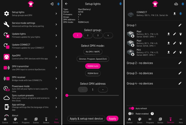 Ape Labs Connect 2.0 IP Grey | App + Wireless DMX, iOS & Android (ID: 8152)