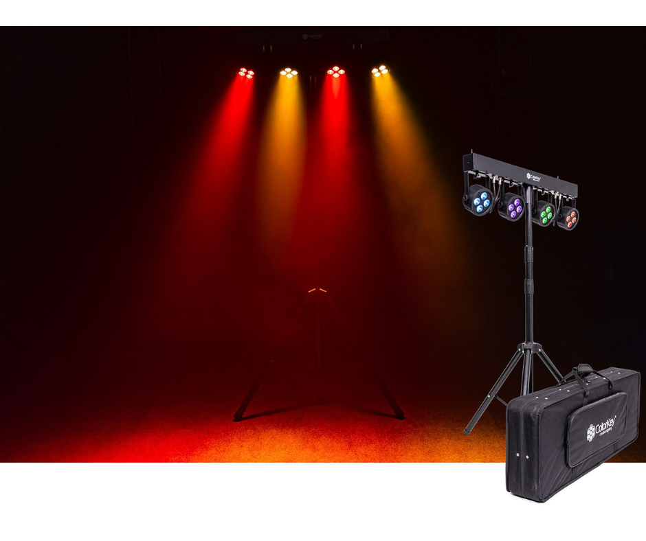 ColorKey PartyBar Mobile 100 EL | Wireless LED Lighting System | Battery-Powered with Stand & Case
