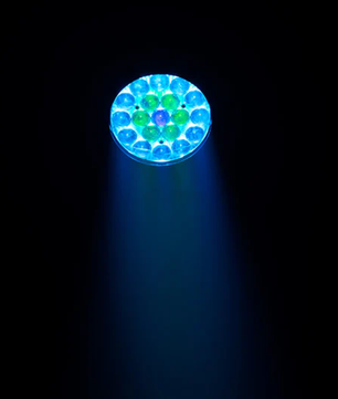 Eliminator Mega Par Z Wash | 19x15W RGBW LEDs + Zoom | 10°–60° Beam with Circle Control