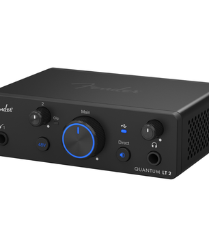 Fender Quantum LT 2 | 2x2 USB-C Interface | 75dB MAX-HD Preamp with Loopback