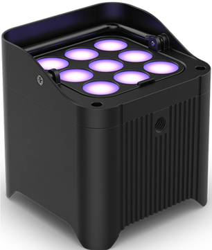 Chauvet DJ Freedom Par H9 IP | Wireless Hex LED Uplight | Compact IP54 Fixture with RF & D-Fi