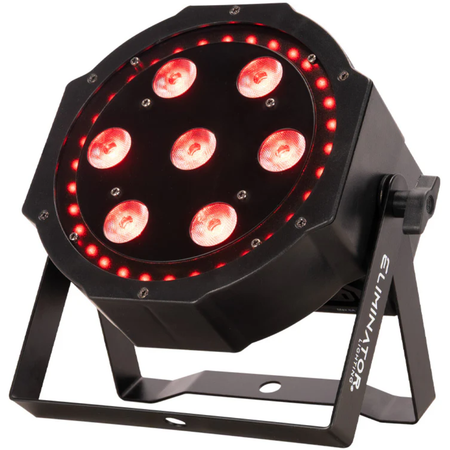 Eliminator LP 8R | 7x8W RGBW Flat Par + LED Ring | DMX & Remote with 38-Channel Mode