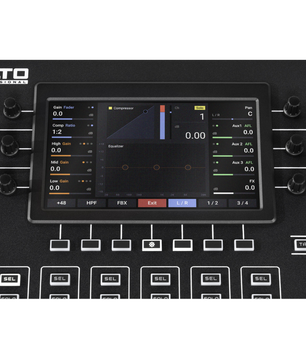 Alto Pro TMD16 | 16-Channel Digital Mixer with FX | Bluetooth, USB & Touch Faders